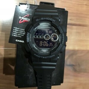 【カシオ】 ジーショック 新品 腕時計 未使用品 ブラック GD-100-1BJF CASIO 男性 メンズ a