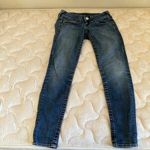 TRUE RELIGION デニム ストレッチ ブルー 24ジーンズ