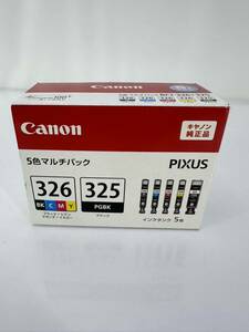 Canon キャノン 純正 インクカートリッジ 　BCI-326+325　 5色パック　　期限2025.03　パッケージ破損品　（＃A183