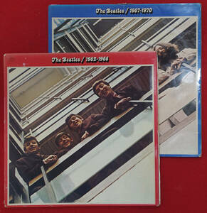 UK Original 初回 APPLE PCS 1962-1966 / 1967-1970年 The Beatles 初期MAT 4LP 完成セット