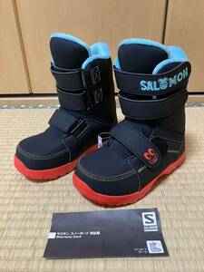 SALOMON WHIPSTAR サロモン 20cm スノーボード ブーツ キッズ ジュニア Jr 子供 初心者 ソフトフレックス グラトリ