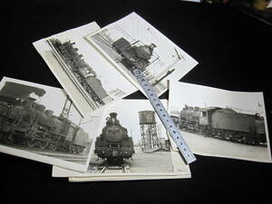 古写真　蒸気機関車　生写真　13枚、まとめ売り　C50 高萩支　小山機　昭和42年頃　12×16センチ程度　経年劣化あり