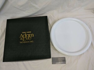 D1-10 Adam＆EVE たちきち　大皿　たち吉 プレート 食器 直径29㎝　高さ約3.5㎝