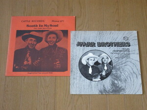 COUNTRY☆輸入盤☆THE FARR BROTHERS/2枚（LP）セット/TEXAS CRAPSHOOTER/SOUTH IN MY SOUL