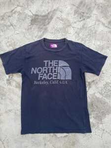 “THE NORTHFACEザ・ノースフェイス”【PURPLE LABELパープルレーベル H/S Logo Pocket Teeボックスロゴ】◆Mサイズ　ネイビーカラー