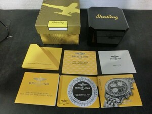 T【B4-13】【60サイズ】▲BREITLING ブライトリング/ナビタイマー 時計用ケース/7ヶ国語対応冊子付き