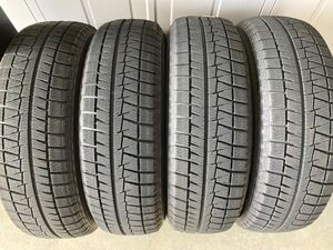 ◆中古 ブリヂストン 発泡ゴム◆ブリザック REVO GZ 185/65R15 4本 2015年製造品 バリ山 スタッドレスタイヤ BRIDGESTONE