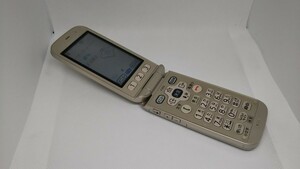 M023 docomo FOMA らくらくホン F-01G FUJITSU 富士通/ガラケー/ケータイ 簡易動作確認＆簡易清掃＆初期化OK 判定○ 現状品 送料無料　