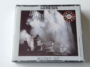 【85年初CD化UK盤/NIMBUSマスター】GENESIS / SECONDS OUT 2CD VIRGIN/CHARISMA GECD2001 77年LIVE,ジェネシス,Steve Hackett,Phil Collins