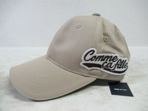 ◆COMME CA FILLE コムサフィユ 05-61AC53 ロゴワッペン付き 帽子 キャップ キッズ 52～56cm タグ付き/未使用品