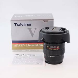 Tokina トキナー　AF 17-35mm f4 DX-V canon キヤノンマウント用