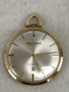 ★中古品★手巻き 懐中時計 Waltham ウォルサム 17Jewels INCABLOC