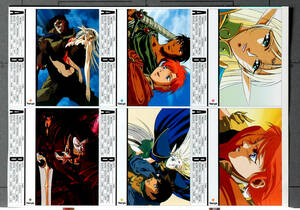 [Unused New][Delivery Free]About1991 Newtype Record of Lodoss War Cassette Label Index ロードス島戦記 カセットレーベル[tag8888] 