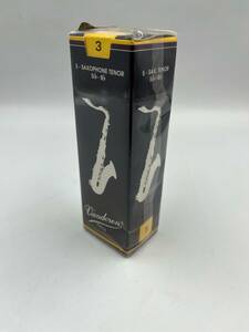 【未開封品】 Vandoren バンドーレン 5 - SAXOPHONE TENOR テナー サクソフォン リード Si♭-B♭ トラディショナル 硬さ:3 5枚入り E183-2