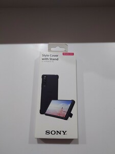 新品 docomo select Xperia 10Ⅳ SO-52C Style Cover Stand 　エクスペリア　スマホケース スマホカバー　SONY　純正　スタンド搭載　黒