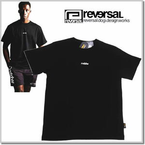 リバーサル reversal rvddw CORDURA COTTON TEE rv23ss003-BLACK-M Tシャツ 半袖 カットソー