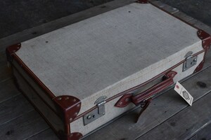 106643 UK ヴィンテージ 英国 トランクケース ビンテージ アンティーク スーツケース　革鞄