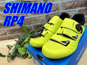 大特価sale!! 未使用 デッドストック品!! SHIMANO RP4 SH-RP400 size:42E 26.5cm WIDE SPD-SL シマノ ロード ビンディングシューズ BOA M-8