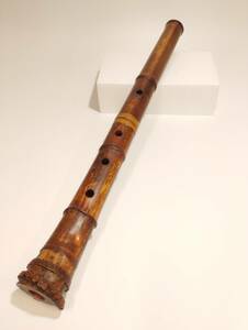尺八 55cm 在銘　現状品 木管楽器 和楽器