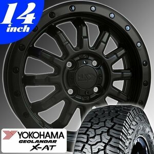 DA64W スズキ エブリイワゴン 14インチ タイヤホイール 4本セット YOKOHAMA GEOLANDAR X-AT ヨコハマ ジオランダー XAT 145R14