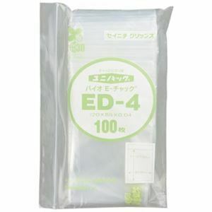 【新品】（まとめ）生産日本社 ユニパックバイオ ED-4 100枚【×10セット】