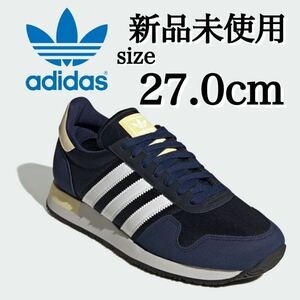 新品未使用 adidas Originals 27.0cm アディダス オリジナルス USA 84 スニーカー シューズ ローテク スエード 3ストライプ 箱有り 正規品