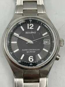 シチズン レグノ REGNO 腕時計 黒文字盤 メンズ m2443-1