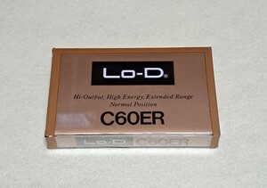 【未開封 テープ同梱可】日立 Lo-D C60ER TYPE Ⅰ ノーマルカセットテープ 未使用 動作未確認 包装に破損箇所有り 現状品 ノーマルテープ