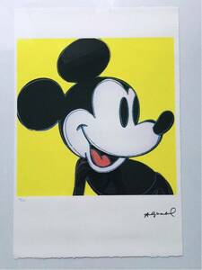 【新品】アンディウォーホル リトグラフ ミッキーマウス 49/100 ディズニー