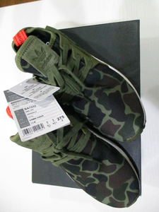 展示未使用品 adidas アディダス ORIGINALS NMD XR1 OLIVE CARGO カモフラ 迷彩柄 BA7232 27.5cm カモ US9.5