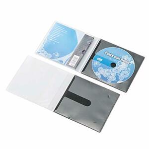 エレコム ディスクケース 省スペース CD DVD 1枚収納 30枚パック ブラック CCD-DPC30BK