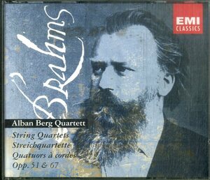 D00153704/CD2枚組/Alban Berg Quartett「Brahms/String Quartets = Streichquartette = Quatuors A Cordes Opp. 51 & 67」