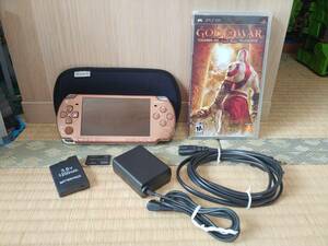 PSP 2000 Copper + 海外版 God of War Chains of Olympus セット　動作確認済み