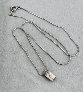 k18WG ダイヤモンド ルビー ネックレス 18金 ホワイトゴールド チェーン長約40cm チャームサイズ約1.1×0.5cm 重量約3.42g