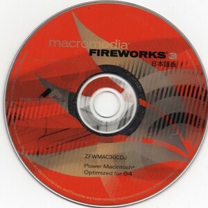 【同梱OK】 Macromedia FireWorks 3 日本語版 for Mac