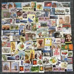 海外使用済み切手　１００枚　外国切手　使用済み切手