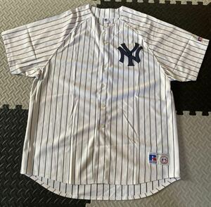 RUSSELL MLB ニューヨーク ヤンキース ユニフォーム デッドストック ビンテージ ベースボールシャツ