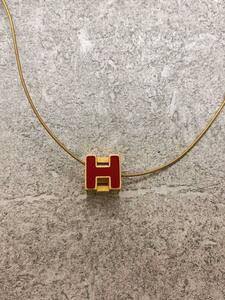 HERMES◆ネックレス/-/GLD/トップ有/レディース