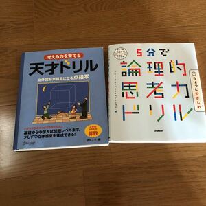 5分で論理的思考ドリルちょっとやさしめ　考える力を育てる天才ドリル　立体図形