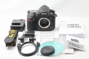 ◆ほぼ新品◆Nikon ニコン D800E ボディ 僅か6518ショット 付属品満載 デジタル一眼レフカメラ◇M43739
