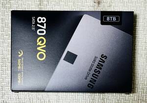 【新品未使用・検証済品】サムスン Samsung 870 QVO 8TB SATA 2.5インチ 内蔵 SSD MZ-77Q8T0B/EC