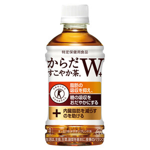 からだすこやか茶W+ 350ml PET 24本 (24本×1ケース) 特定保健用食品 トクホ 健康茶 PET コカコーラ【送料無料】