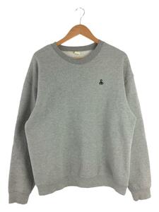 SOPHNET.◆CREWNECK SWEAT/22AW/スウェット/L/コットン/GRY/soph-222095