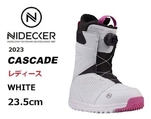 2023 NIDECKER ナイデッカー CASCADE カスケード W WHITE 23.5cm レディース