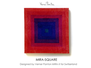 スーパーレア！MIRA-SQUARE ベルベット マルチ Verner Panton パントン 検)カッシーナ ハーマンミラー フロス ヤマギワ デンマーク 家具