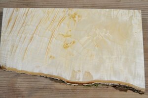 長33*幅13-17*厚1.6　トチ9の木材木工材,一枚板DIY銘木花台　　プレート栃