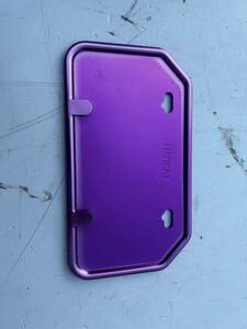 南海ナンバープレートカバー紫