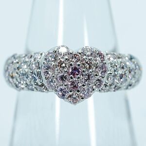 【0.92ct】PT900 7.0g ♯10 プラチナ ラウンドブリリアント レディース ダイヤモンドリング Diamond Ring ユニセックス 指輪 仕上げ済