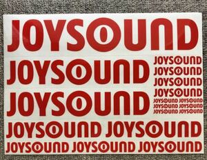 新品 / JOYSOUND 防水ロゴステッカー / A4サイズ 1枚