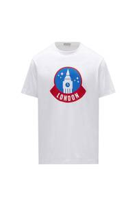 本物保証 MONCLER ジーニアス LONDON ロゴ ホワイト Tシャツ